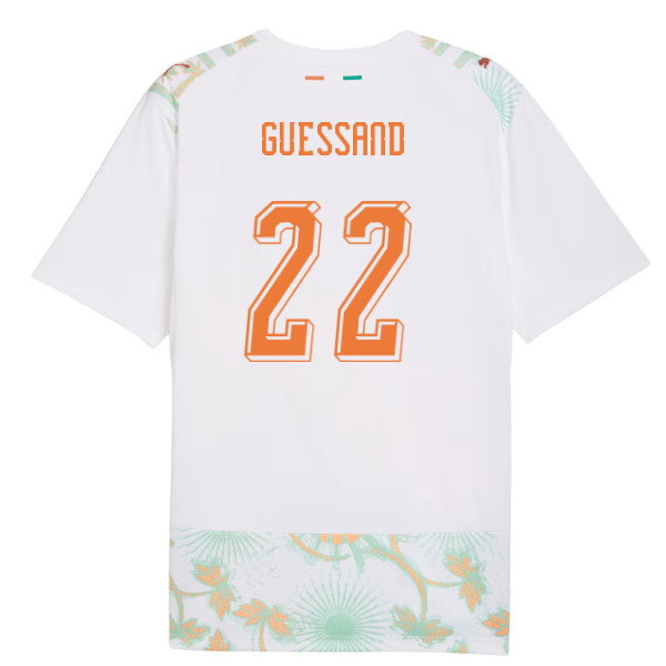 2026-2027 Ivory Coast Away Shirt (Guessand 22)-SoccerKits Hub | Buy Soccer Jerseys Online
